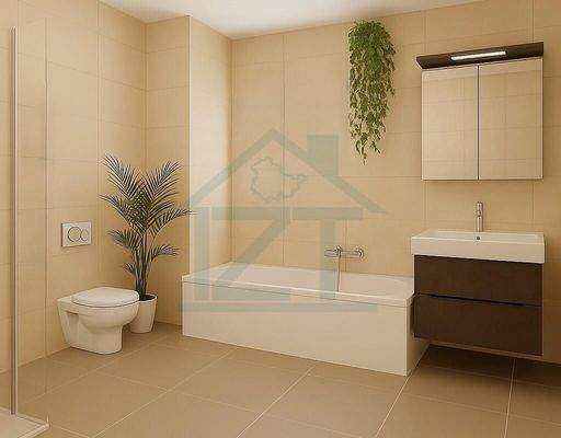 Moderne Badgestaltung