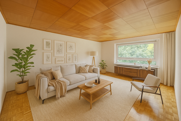 Wohnzimmer Digitales Homestaging