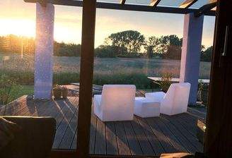 Sonnenuntergang Terrasse