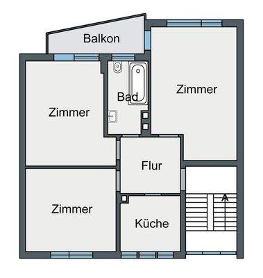 Grundriss Obergeschoss