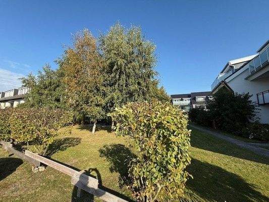 Ausblick Gartenanlage