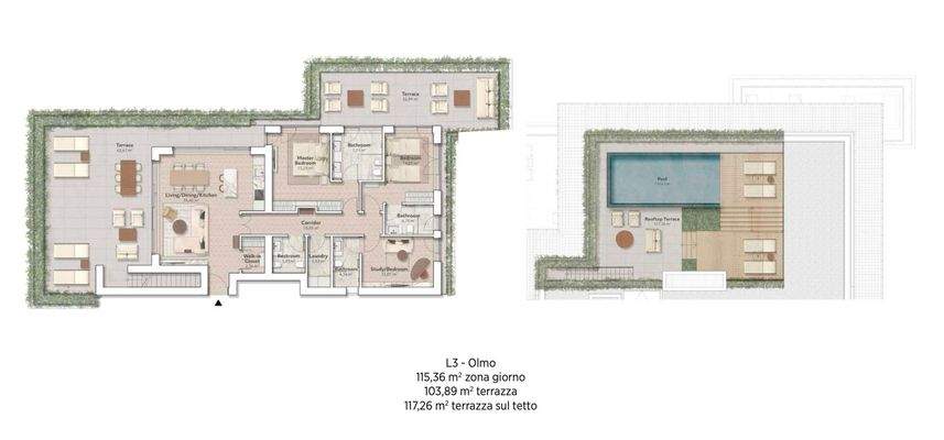 Plan L3 - Olmo Rooftop
