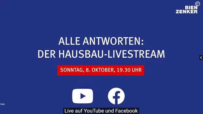 08.10.2023 Hausbau-Livestream