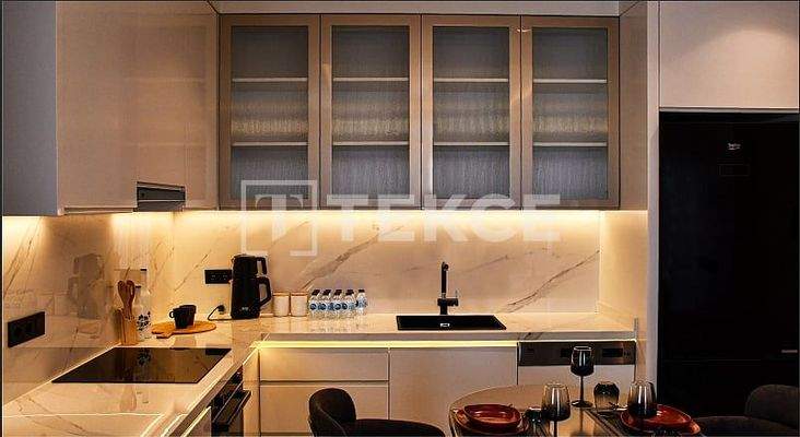 City and Sea View Flats in a Complex in Alanya Kargıcak