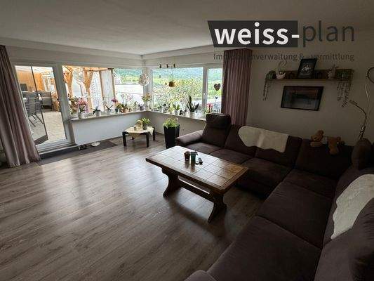 Wohnzimmer Sicht Terrasse