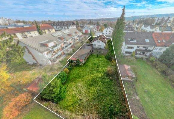 Drohnenaufnahme Grundstück