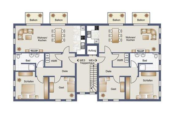 Gesamtübersicht 1. OG