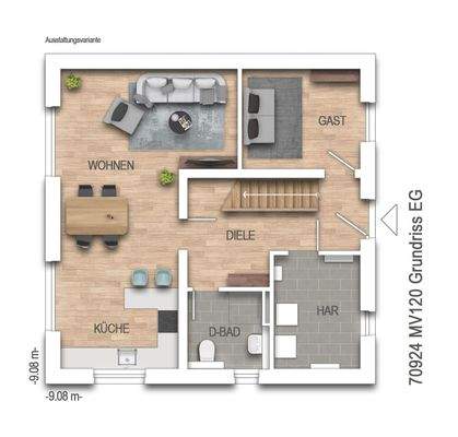 Grundriss Erdgeschoss