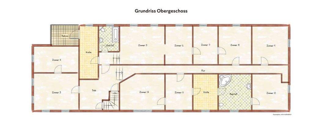 Grundriss Obergeschoss