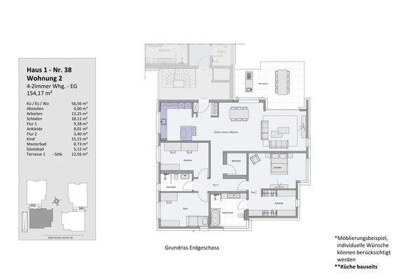 Grundriss Wohnung 2 