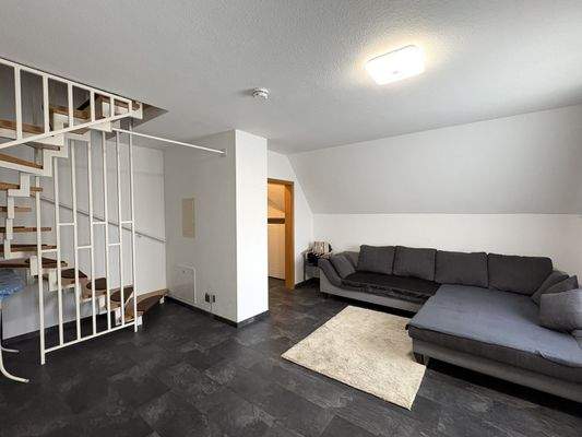 Treppe zum Schlafzimmer