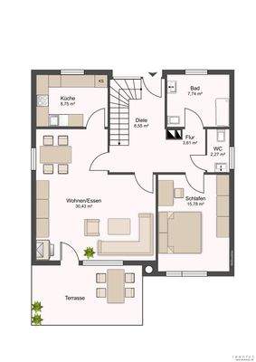 Grundriss Erdgeschoss