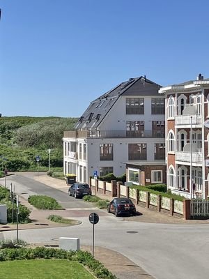 Blick vom Eingang Richtung Strand