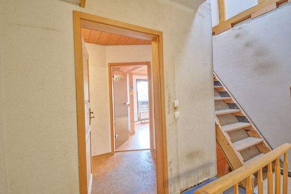 Aufgang zum Dachgeschoss