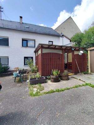 Ansicht überdachter Grillplatz