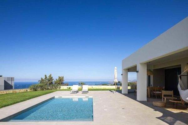 Kreta, Gallos: Luxuriöse Neubauvilla mit Meerblick zu verkaufen