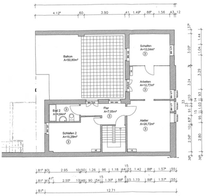 Grundriss Dachgeschoss 