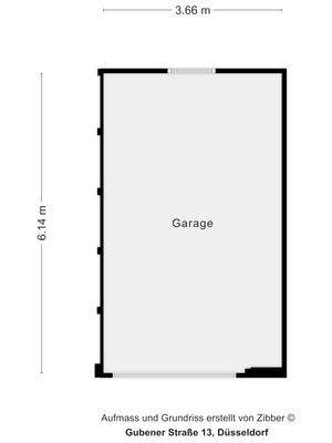 Grundriss Garage