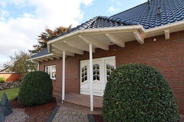 Überdachter Hauseingang