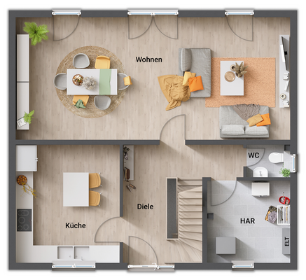 Grundriss-Einfamilienhaus-Flair-134-Erdgeschoss-mi