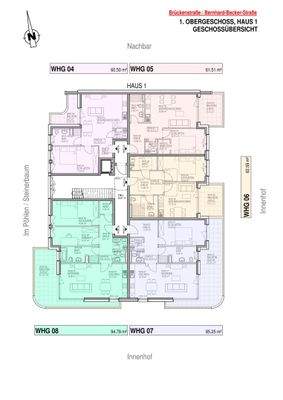 Haus 1 - 1. Obergeschoss 
