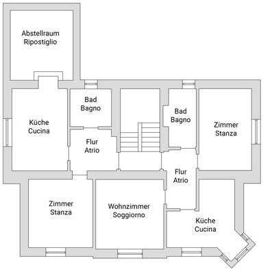 Brixen-Villa-Altbau-Stadtnah-Bressanone-Rienzdamm-Luxus-Mehrfamilienhaus-mehrere Wohnungen-appartamenti-Plose-Skiegebiet-sciiare-montagna-Berg-Luxus-Luxury