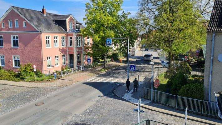 Blick aus dem Obergeschoss