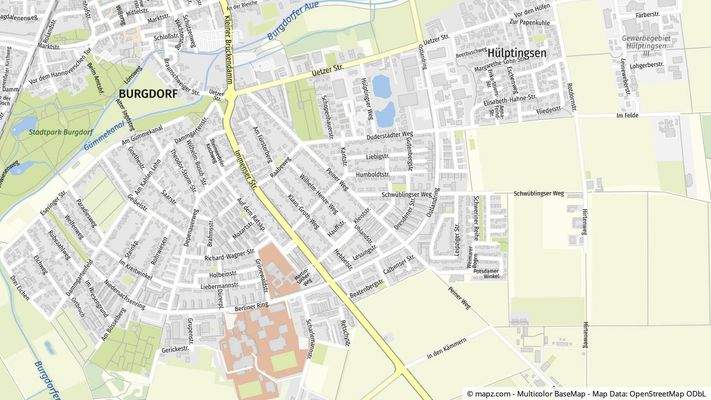 Geolyzer Kartenausschnitt