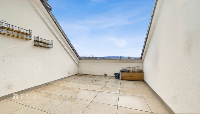 Herrliche Dachterrasse