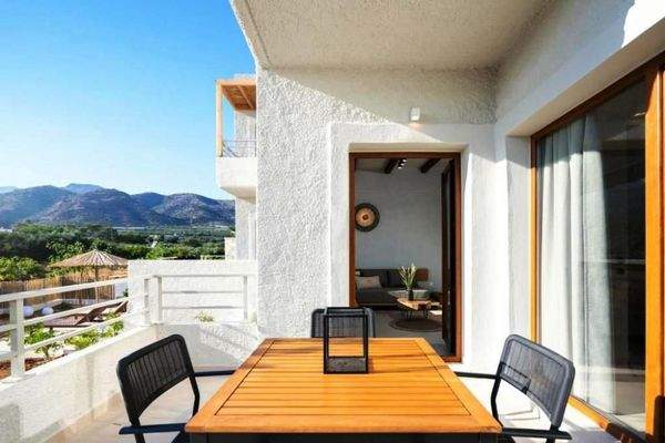 Südostkreta, Koutsouras: Apartmentkomplex in der Nähe des Meeres zu verkaufen