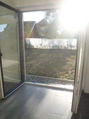 Küche Ausgang Garten