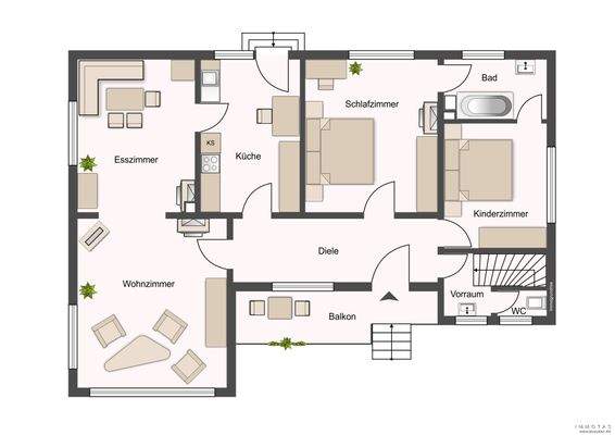 Grundriss Erdgeschoss