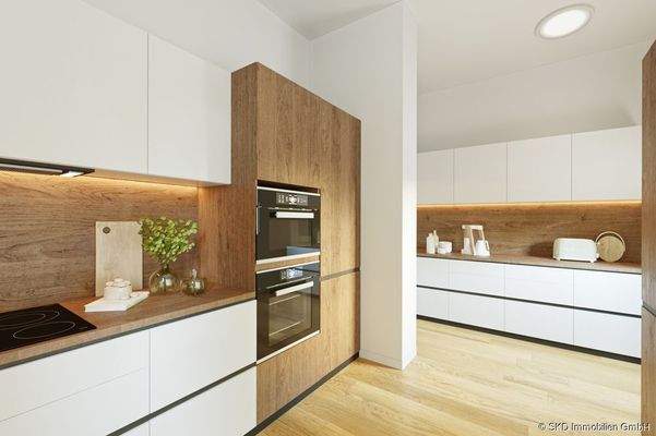 So könnte Ihre neue Küche dann aussehen (Wohnbeispiel)