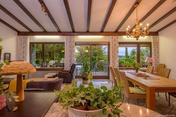 Blick auf die Terrasse