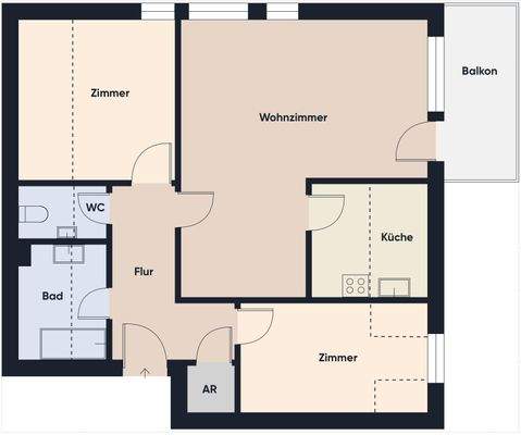 Grundrissplan ohne Maßstab