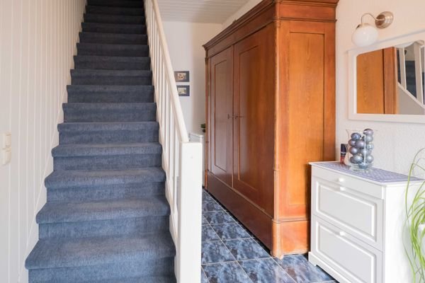 Treppe zur Ferienwohnung