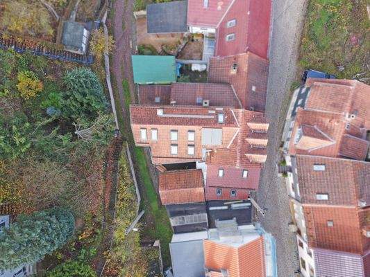 Ansicht der Immobilie aus der Vogelperspektive