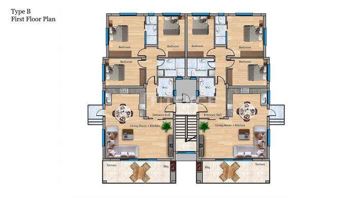 Brand New Properties Near Gazimağusa Center in North Cyprus