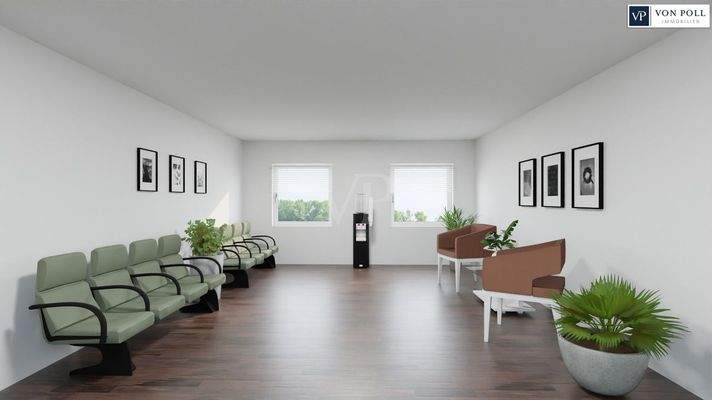 Wartebereich (Beispielvisualisierung)