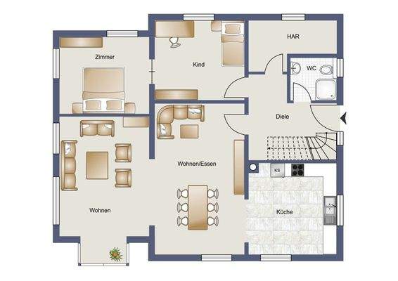 Grundriss Erdgeschoss