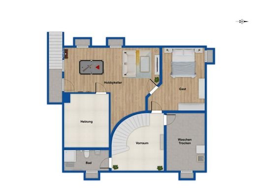 Grundriss Kellergeschoss