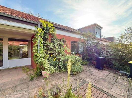 Rückseite, Terrasse