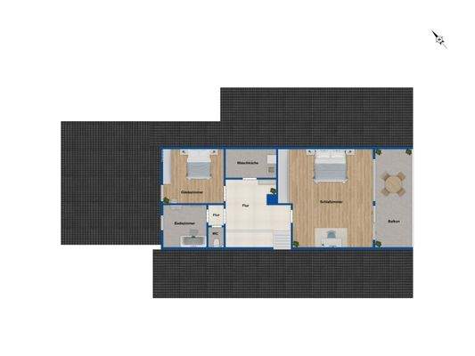 Grundriss Dachgeschoss