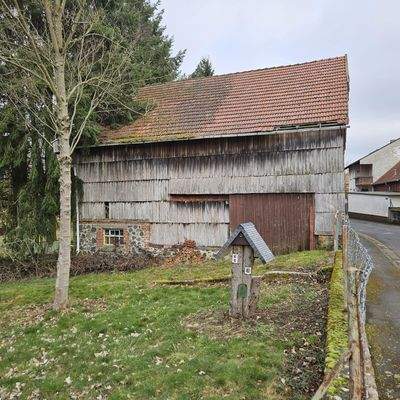 Scheune Seitenansicht