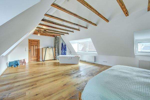 Schlafzimmer im Dachgeschoss