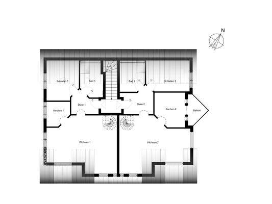 Grundriss 1. Obergeschoss