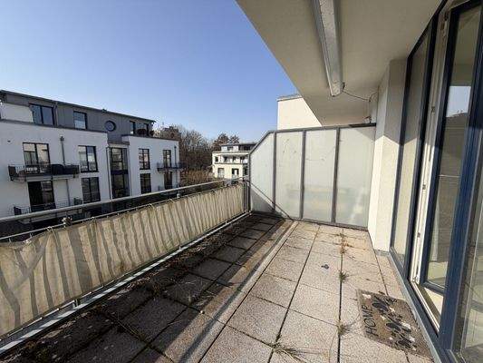 großer Süd/West-Balkon