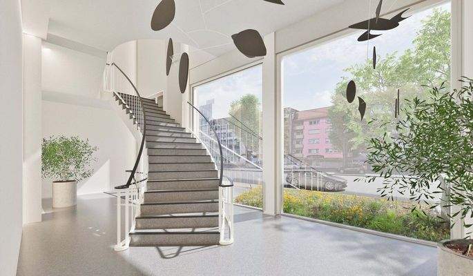 nostalgisches Treppenhaus