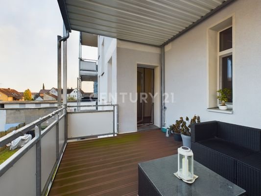 Großzügiger Balkon
