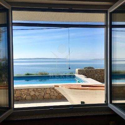 Blick aus dem Fenster der Villa